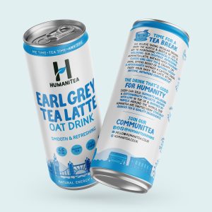 HumaniTea Cold Brew Earl Grey Tea Latte Oat Drink